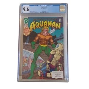 DC Aquaman Return of the King #1 CGC 9.6 12/91 50th Anniversary Year Comic book